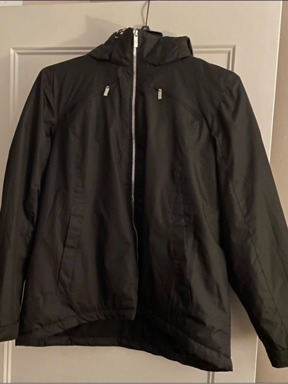 Woman’s Black Hooded ZeroXposur Jacket